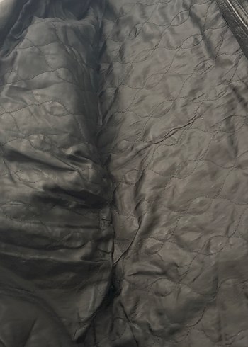 Siyah Deri Erkek  Ceket - Görsel 6