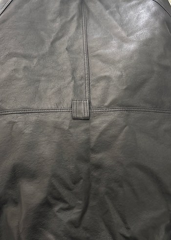 Siyah Deri Erkek  Ceket - Görsel 10