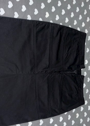 Siyah Mini Dar Kesim Etek - Görsel 6