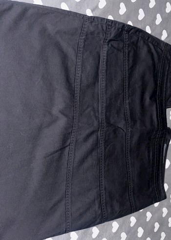 Siyah Mini Dar Kesim Etek - Görsel 4