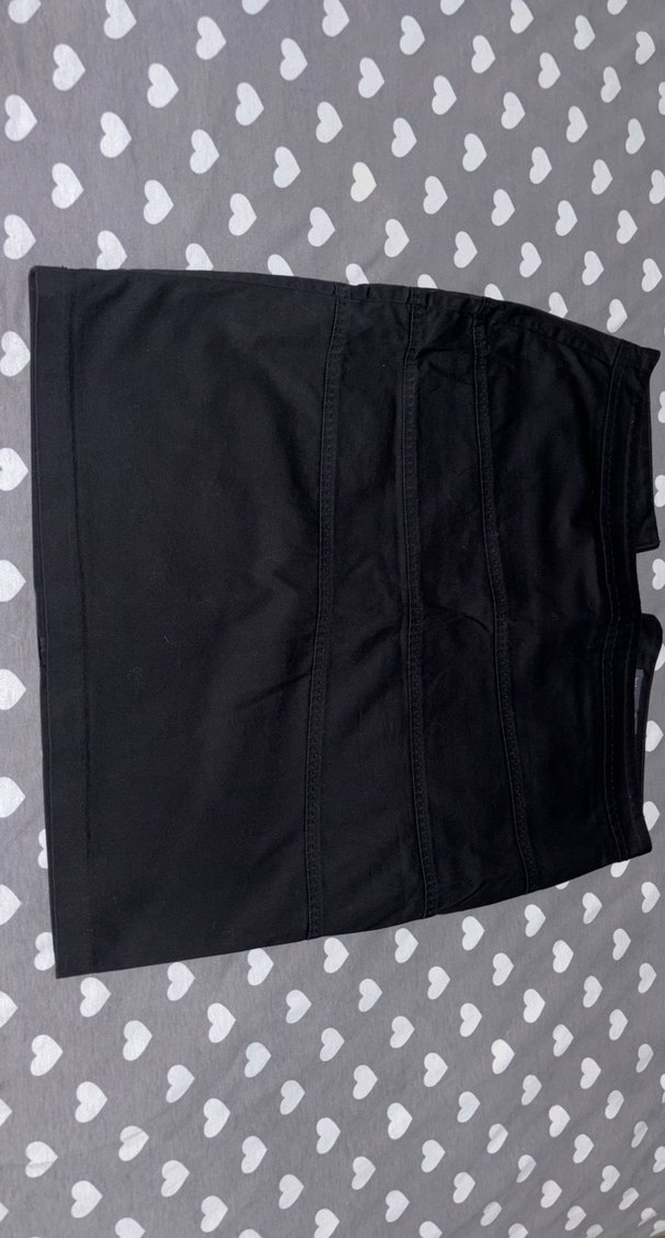 Siyah Mini Dar Kesim Etek - Görsel 2