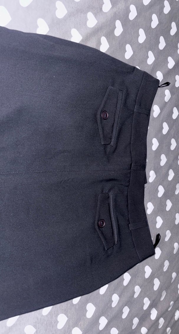 Siyah etek arkası cepli - Görsel 5