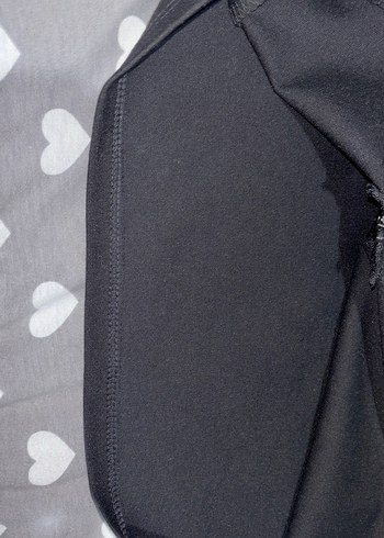 Fermuarlı Siyah Mini Etek - Görsel 8