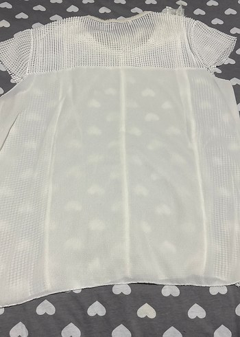 Dantel Detaylı Beyaz Kolsuz Bluz - Görsel 5