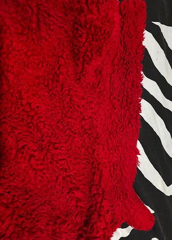 Vitrin marka Kırmızı Kürk Detaylı Kadın Ceket - Görsel 12