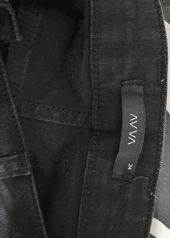 Avva Erkek Siyah/füme Dar Kesim kot Pantolon - Görsel 4