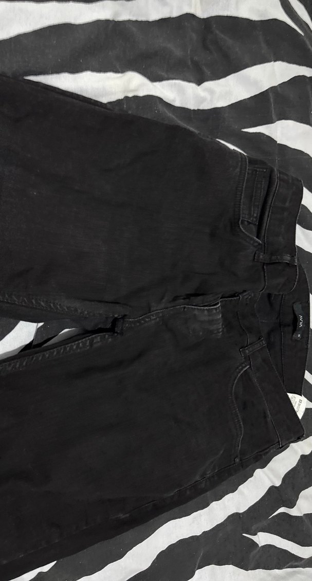 Avva Erkek Siyah/füme Dar Kesim kot Pantolon - Görsel 3