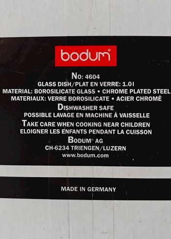 Beden Bodum Hot-Pot Cam Tencere