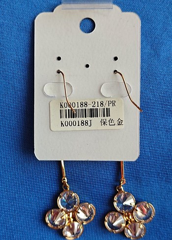 Kore'den Altın Kaplama Küpeler - Görsel 4