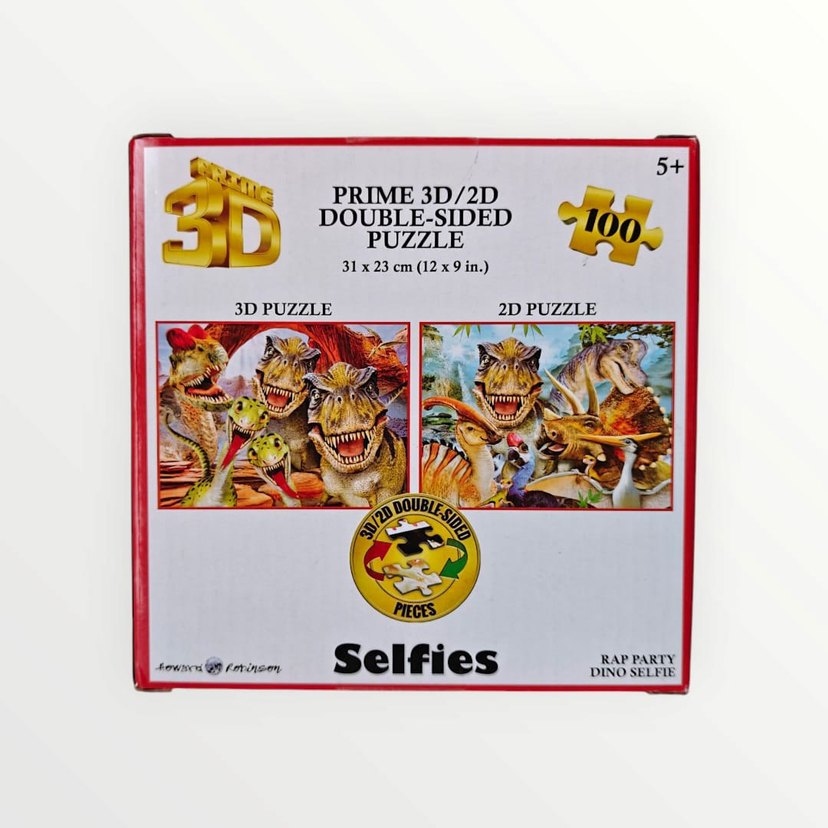 Prime Selfie 3D/2D Dinozor Puzzle - Görsel 2