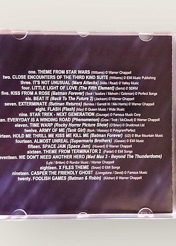 Screen Wars Film Müzikleri CD'si - Görsel 3