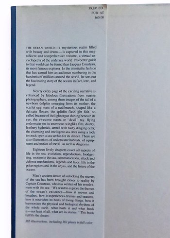 Jacques Cousteau - The Ocean World Kitabı - Görsel 4