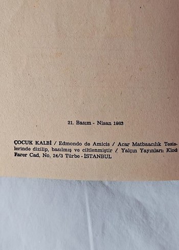 Çocuk Kalbi - Edmondo De Amicis kitap - Görsel 4