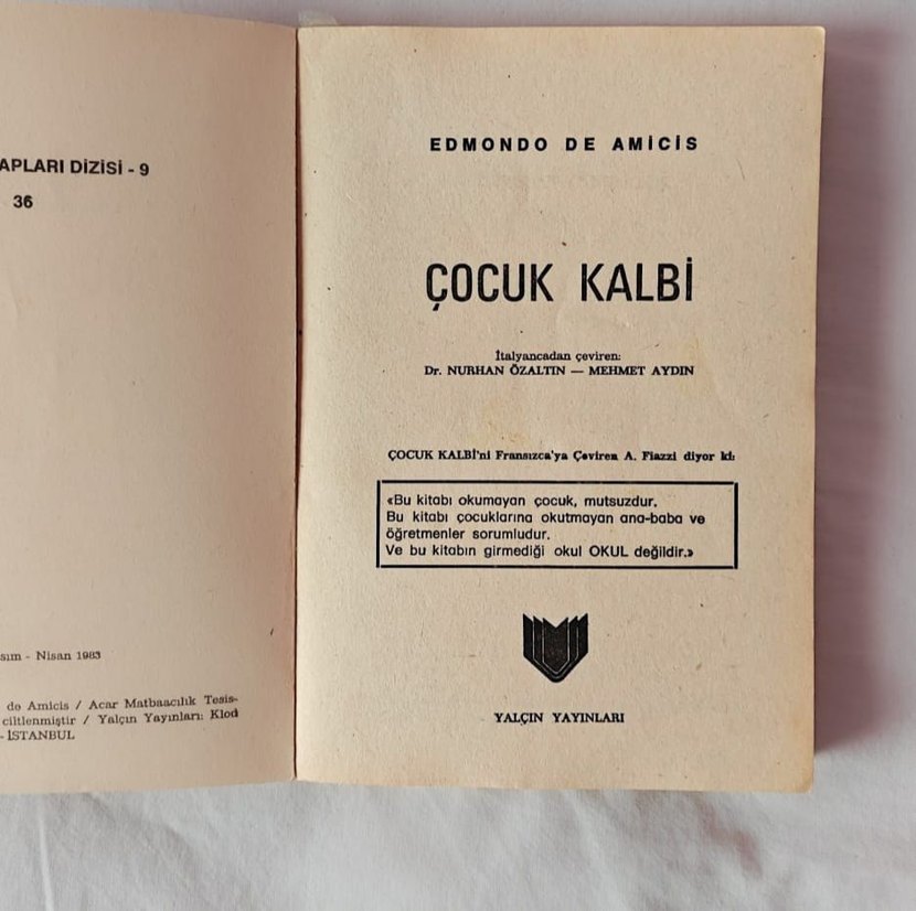 Çocuk Kalbi - Edmondo De Amicis kitap - Görsel 5