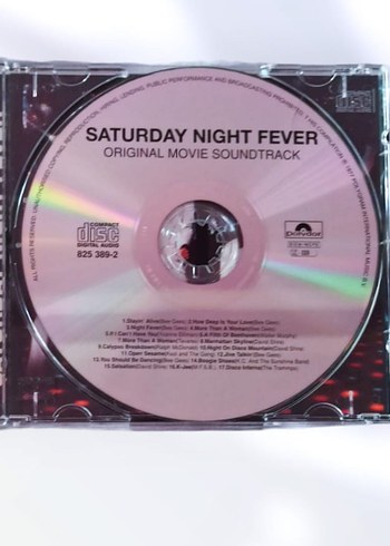 Saturday Night Fever Orijinal Film Müzik Albümü CD - Görsel 5