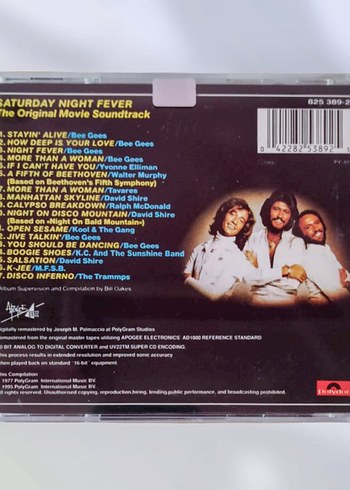 Saturday Night Fever Orijinal Film Müzik Albümü CD - Görsel 2