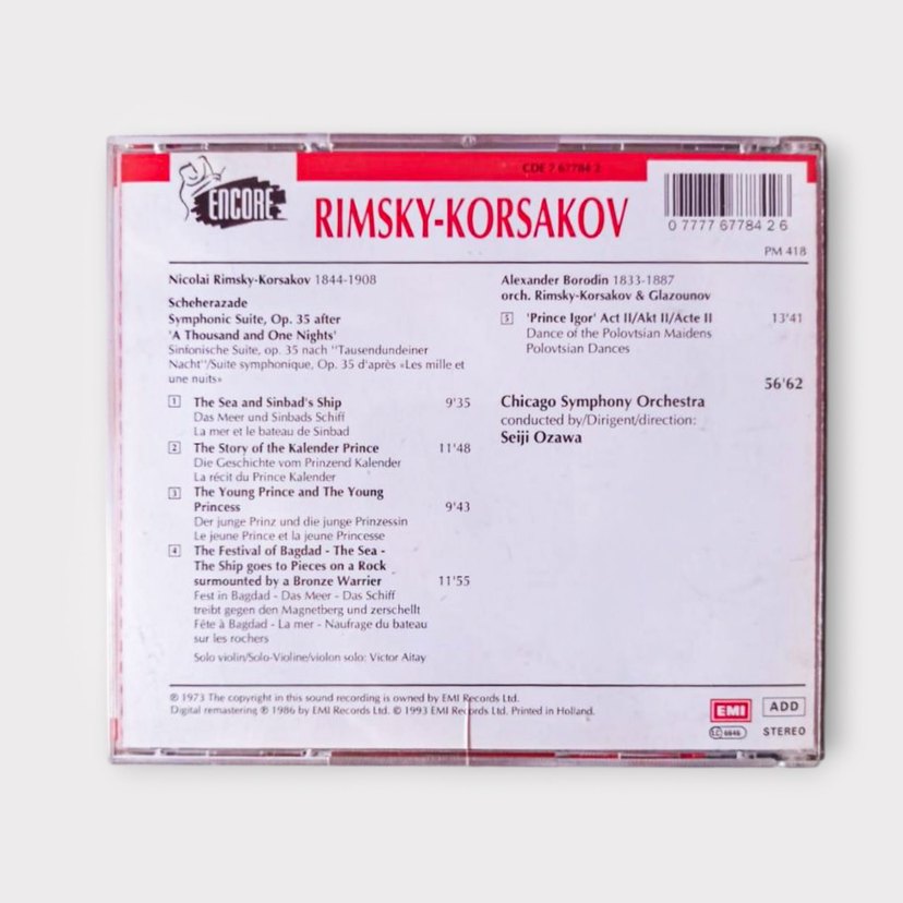 Rimsky-Korsakov ve Borodin Klasik Müzik CD'si - Görsel 3
