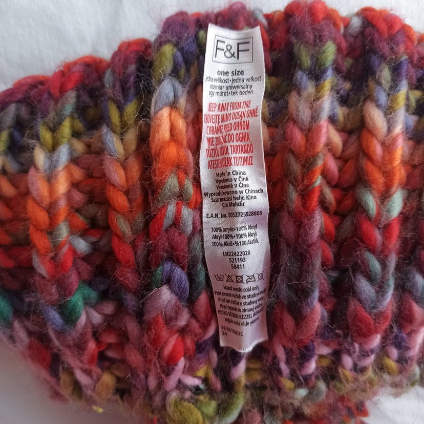 Renkli Örgü Yumuşak Kadın Bere - Görsel 3