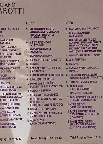 Luciano Pavarotti Antoloji 3CD Set - Görsel 5
