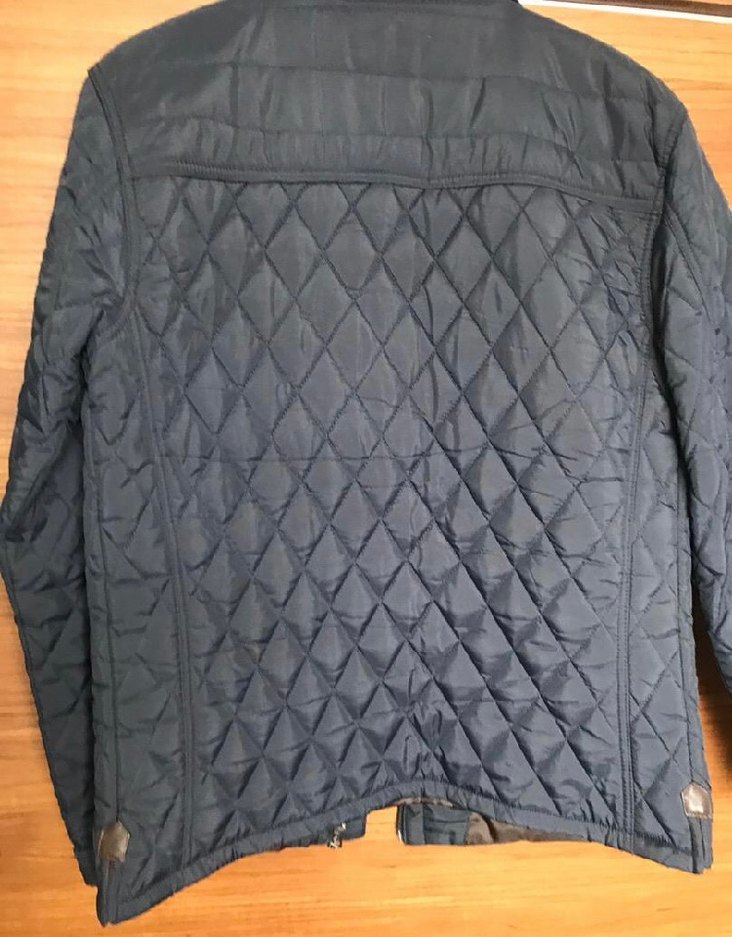 Düğmeli Mavi Erkek Ceket - Görsel 2