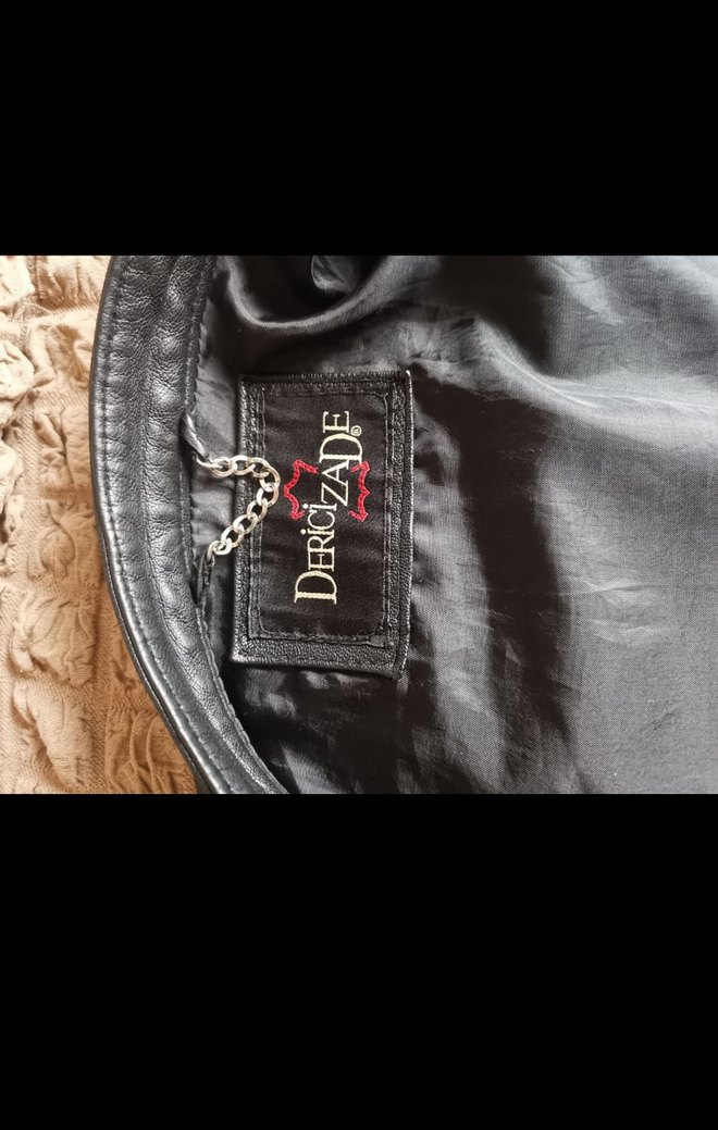 Deri Mont koltuk altı 55cm uzunluk 61cm kol boyu 67cm. - Görsel 4