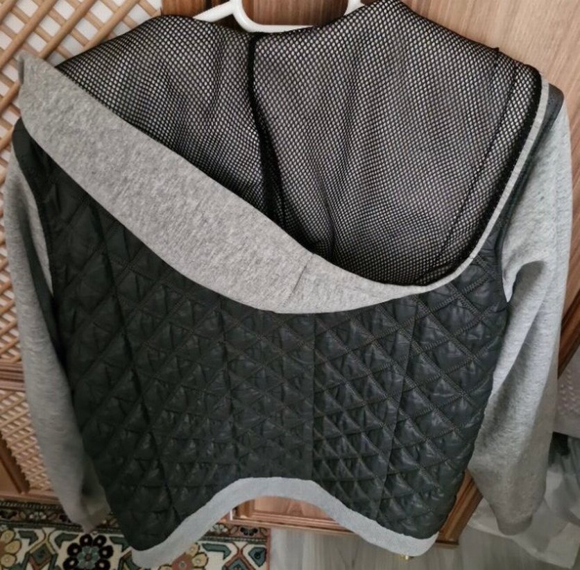 Erkek Gri Fermuarlı  Kısa Mont - Görsel 5