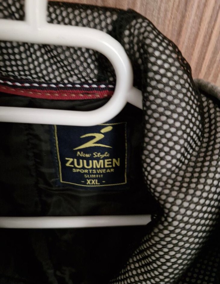 Erkek Gri Fermuarlı  Kısa Mont - Görsel 2