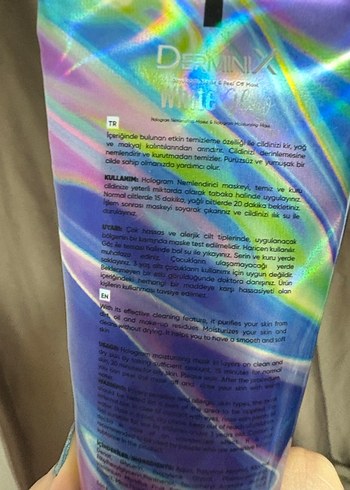 Dermix soyulabilir maske & peel off mask - Görsel 4
