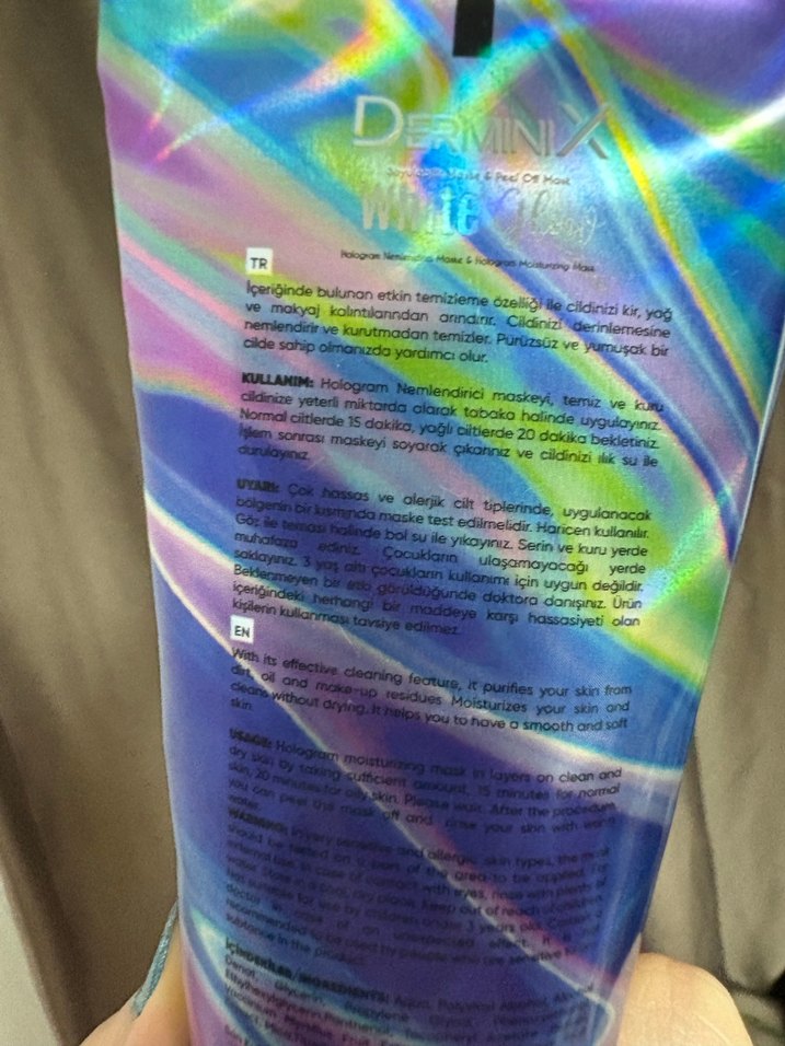 Dermix soyulabilir maske & peel off mask - Görsel 4
