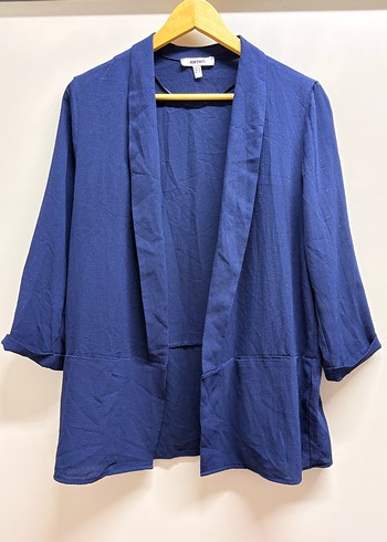 Koton Lacivert Dugmesiz Blazer