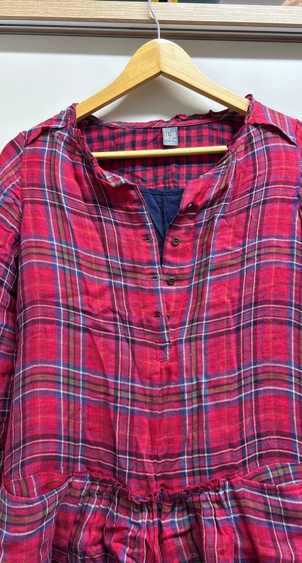 Zara Kids Ekose Kız Çocuk pamuk Elbise — görsel 16/18