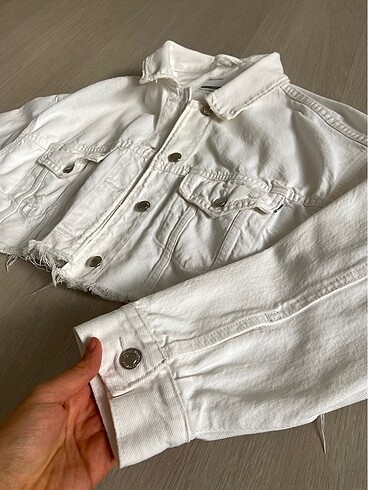 Bershka Crop kot ceket