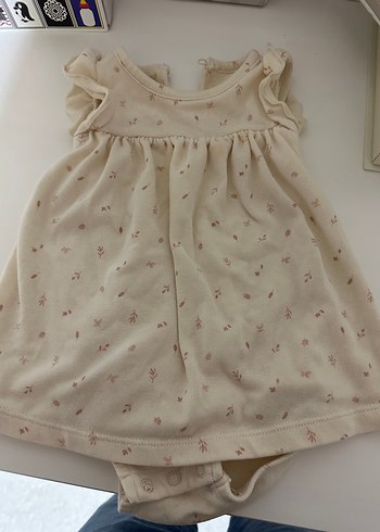 Carters Kolsuz Pamuklu Fırfırlı Kız Elbise