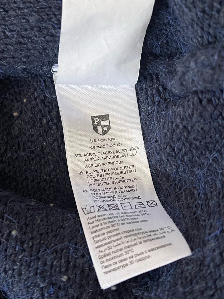 US POLO BOĞAZLI KAZAK - Görsel 4