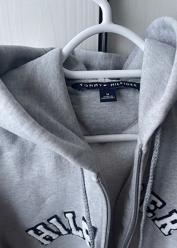 Gri Fermuarlı Kadın Sweatshirt - Görsel 2