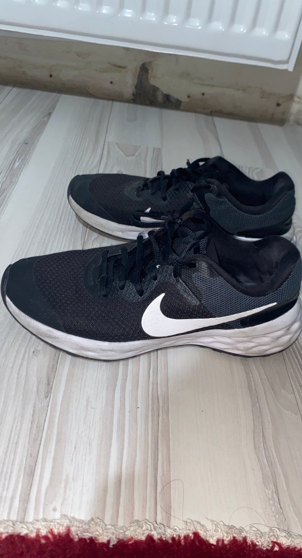 Siyah Erkek Spor Ayakkabı Bağcıklı - Görsel 5