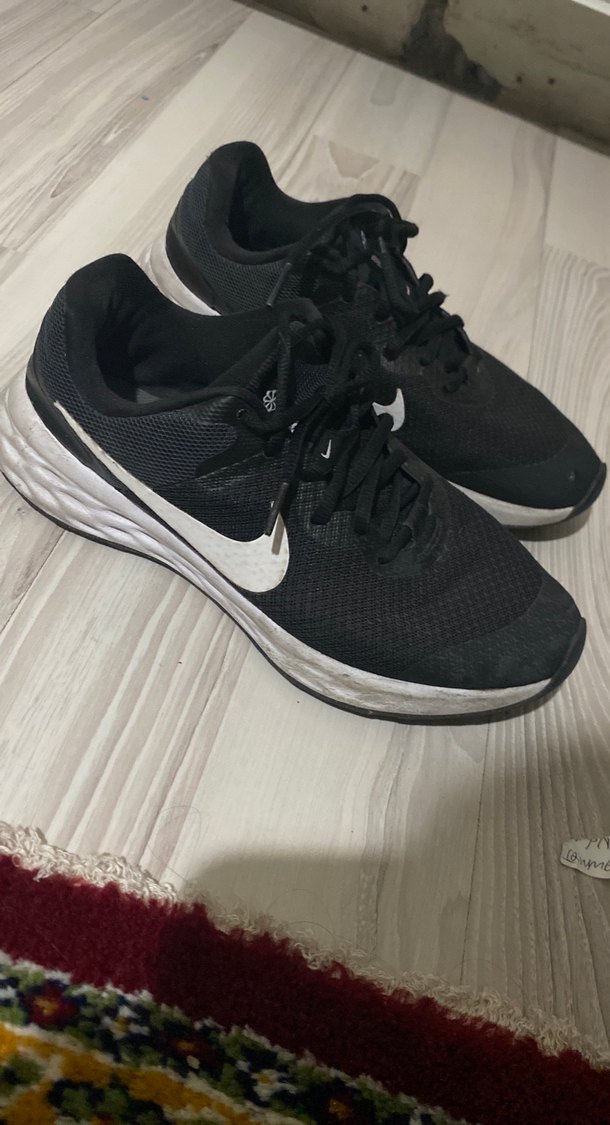 Siyah Erkek Spor Ayakkabı Bağcıklı - Görsel 3