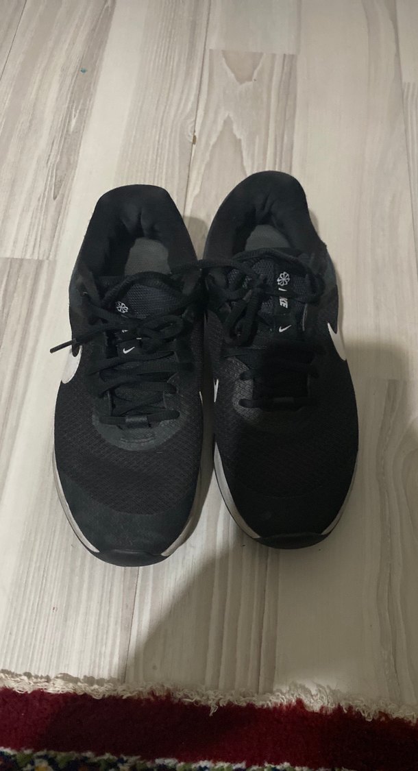 Siyah Erkek Spor Ayakkabı Bağcıklı - Görsel 2