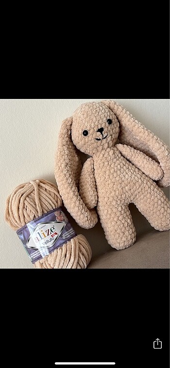 Kadife amigurumi oyuncak