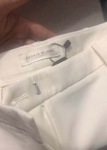 Zuhair Murad Beyaz Siklik Pantalon