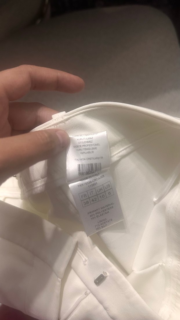 Zuhair Murad Beyaz Şıklık pantalon — görsel 3/9