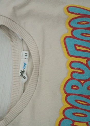 6 Yaş Beden Scooby Doo Baskılı Erkek Bebek Denim Takım