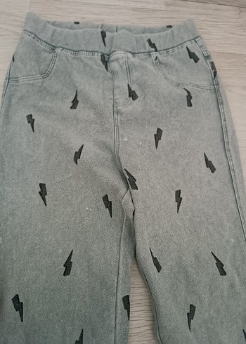 LC Waikiki Gri Baskılı Bol Kesim Erkek Kot Pantolon