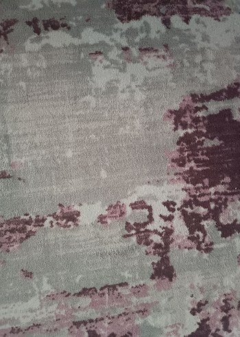 Beden bordo Renk Gri ve Bordo Bağlama Desenli Modern Halı