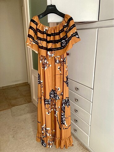 Yazlık uzun elbise - Görsel 12