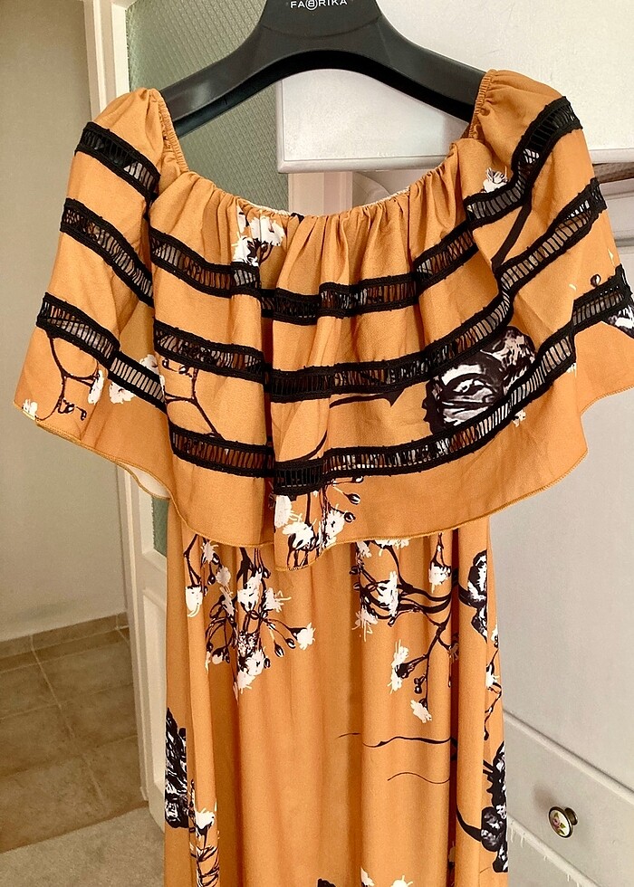 Yazlık uzun elbise - Görsel 3