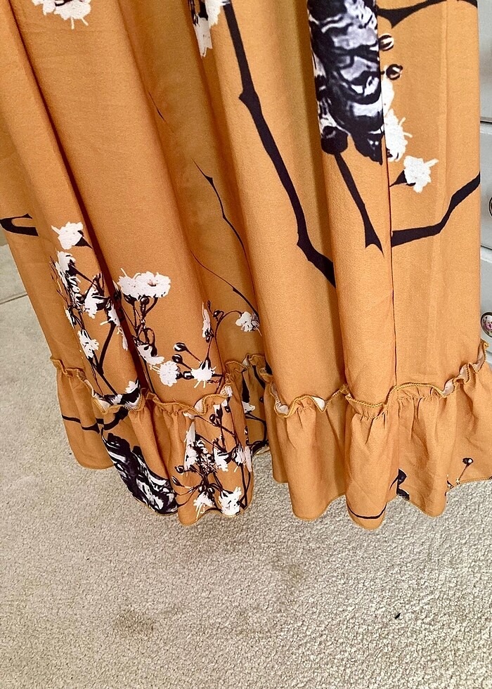 Yazlık uzun elbise - Görsel 4