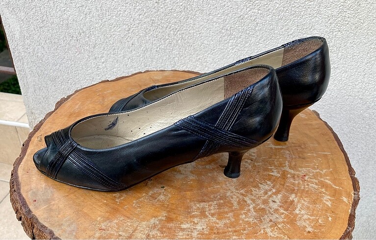Hakiki deri ayakkabı 34 numara dar kalıp - Görsel 5