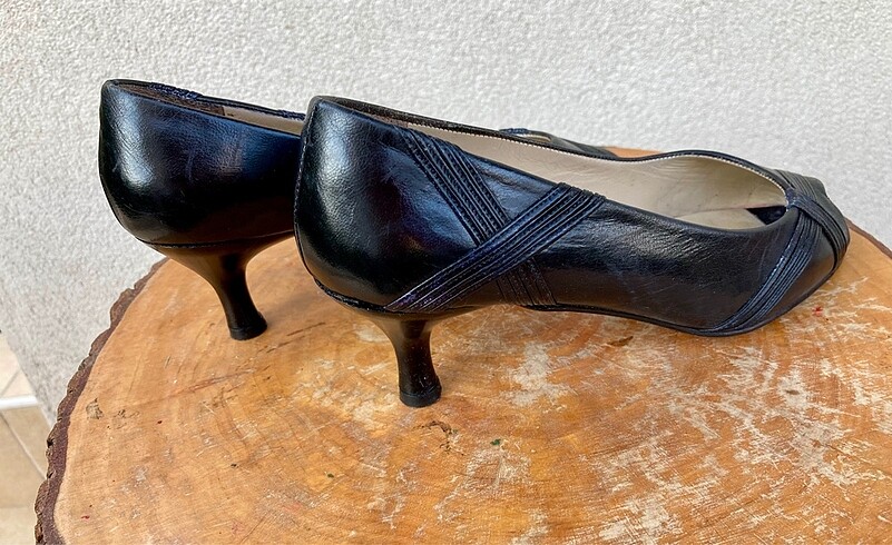 Hakiki deri ayakkabı 34 numara dar kalıp - Görsel 6