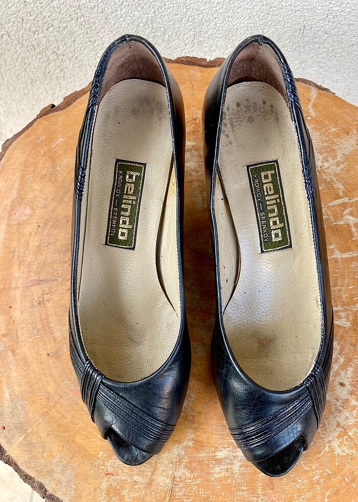 Hakiki deri ayakkabı 34 numara dar kalıp - Görsel 2